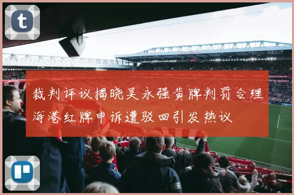 裁判评议揭晓吴永强黄牌判罚合理海港红牌申诉遭驳回引发热议